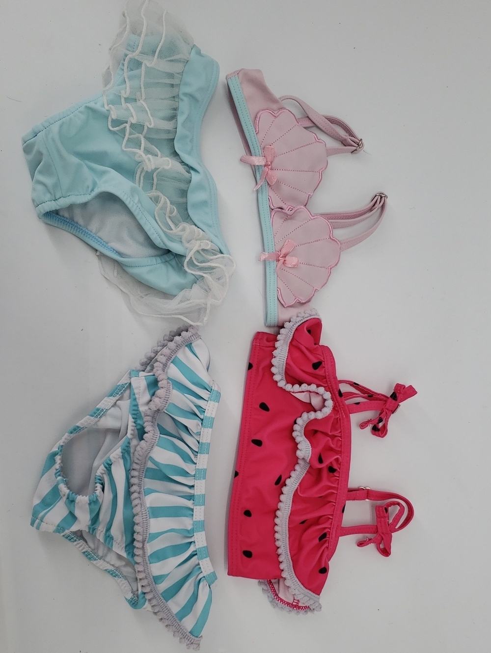 Two Baby Girls Swimsuits